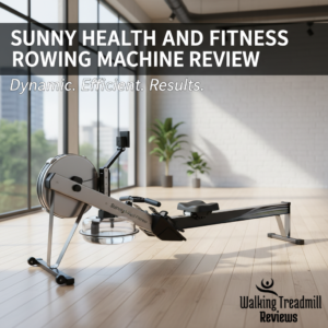 Feature image of Sunny Health and Fitness Rowing Machine Review