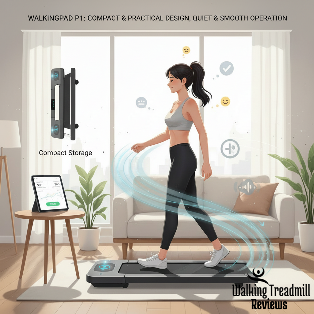 First Impression of using WalkingPad P1 Foldable Treadmill