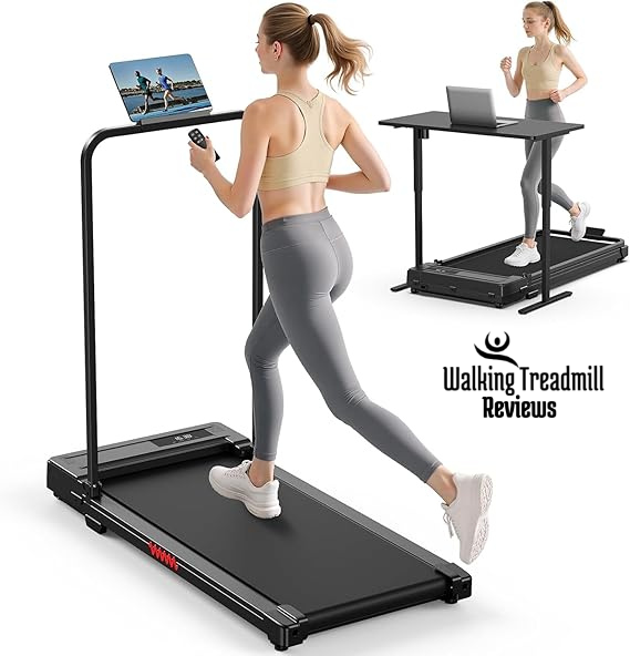 Foldable treadmill with handle bar