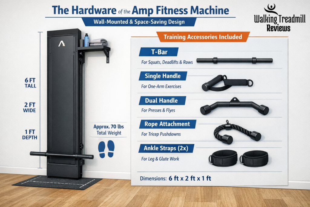 Hardware of Amp fitness Machine reviews