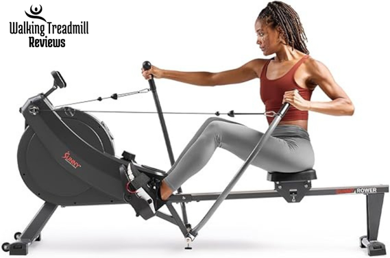 Sunny Health & Fitness Compact Full-Motion Rowing Machine