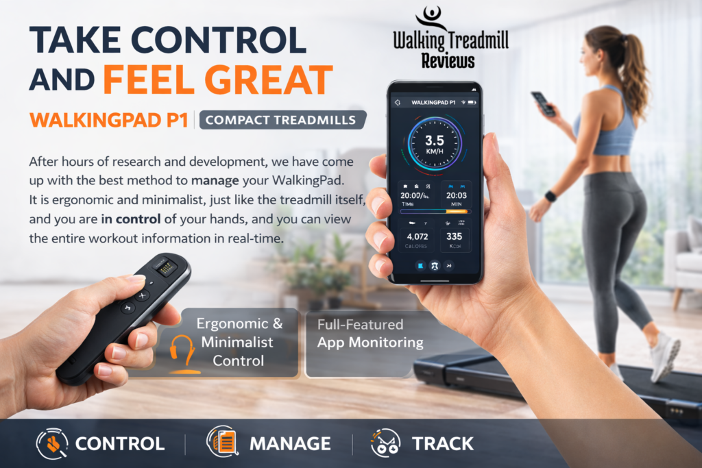 Take control/WalkingPad P1 Classic Walking Treadmill