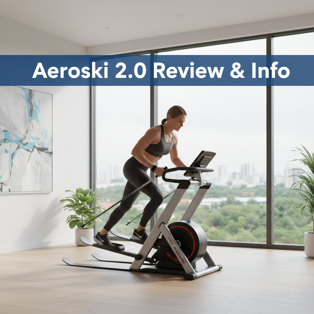 feature image/Aeroski 2.0 Ski Fitness Workout Machine Review & Product Info