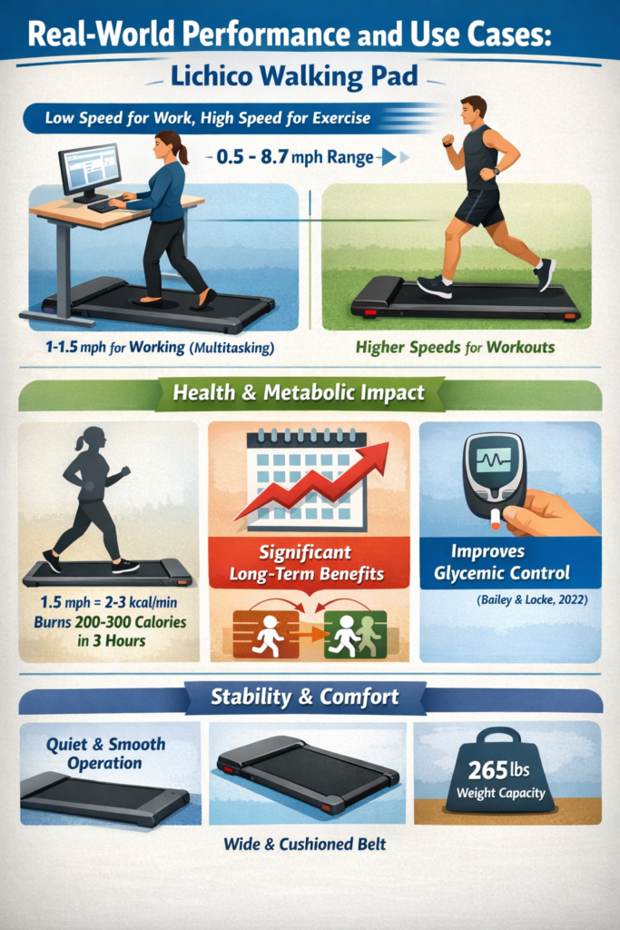 infographic image of Lichico Walking Pad