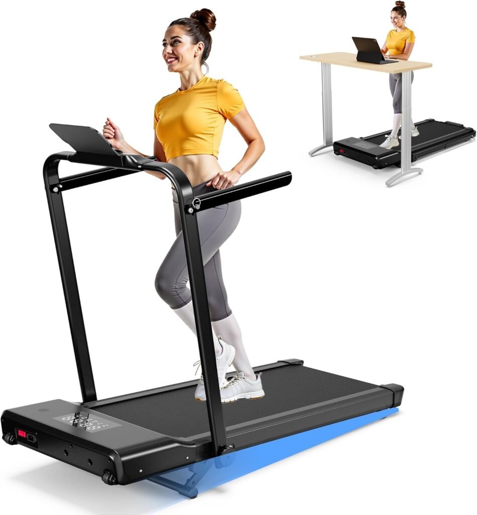 DeerRun 4-in-1 Foldable Under Desk Treadmills