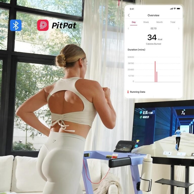 DeerRun Foldable Treadmill for Home