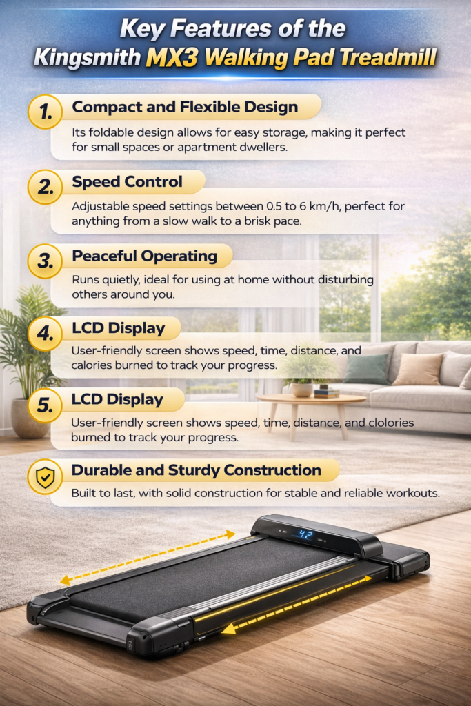 Kingsmith MX3 Walking Pad Treadmill