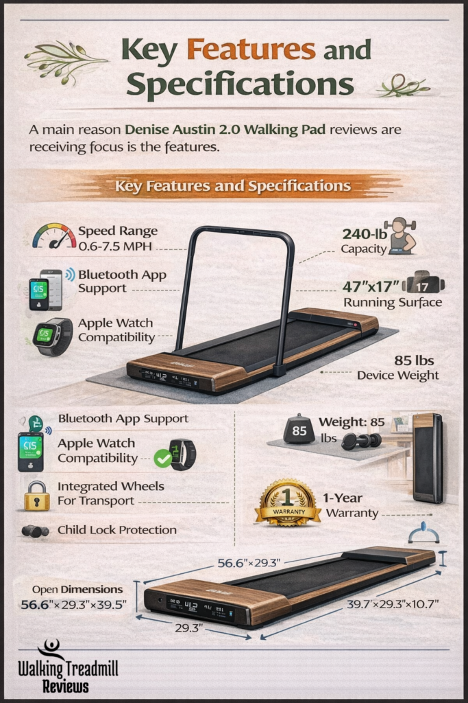 Denise Austin 2.0 Walking Pad