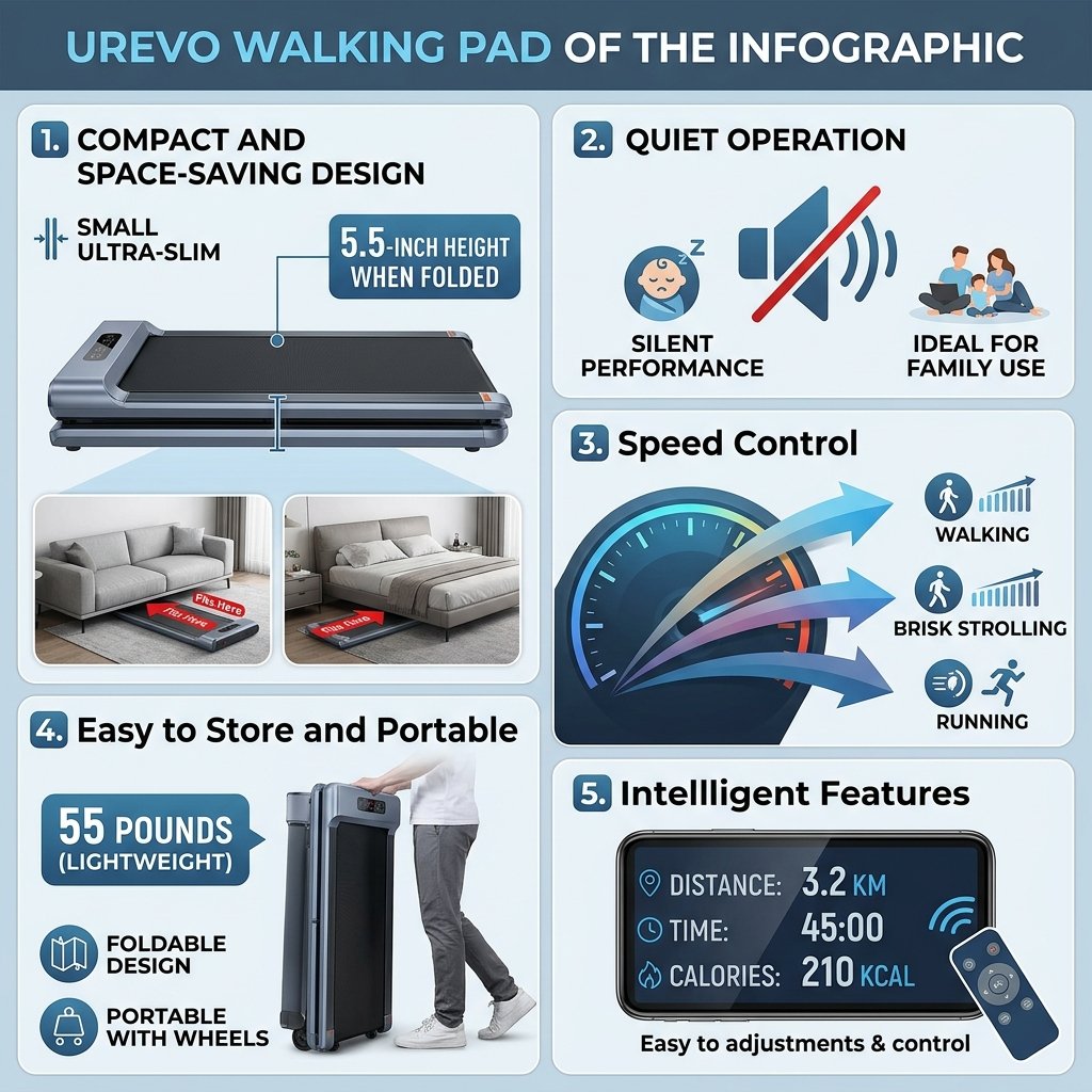 Urevo Walking Pad/Features