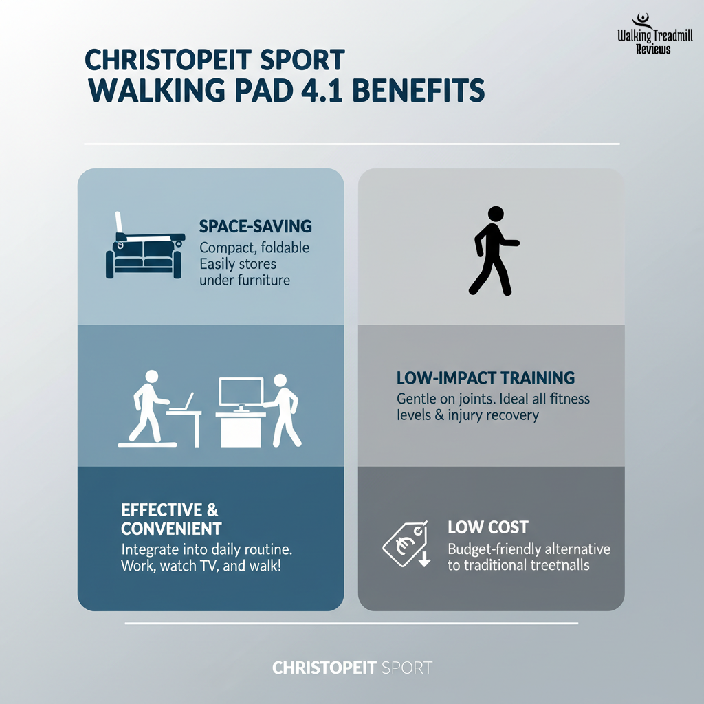 Walking Pad 4.1 von Christopeit Sport Reviews