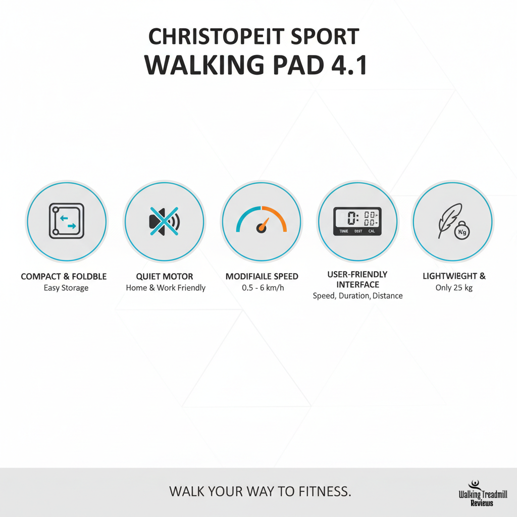 Walking Pad 4.1 von Christopeit Sport Reviews
