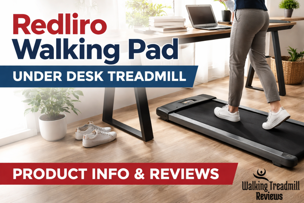 Redliro Walking Pad Under Desk Treadmill