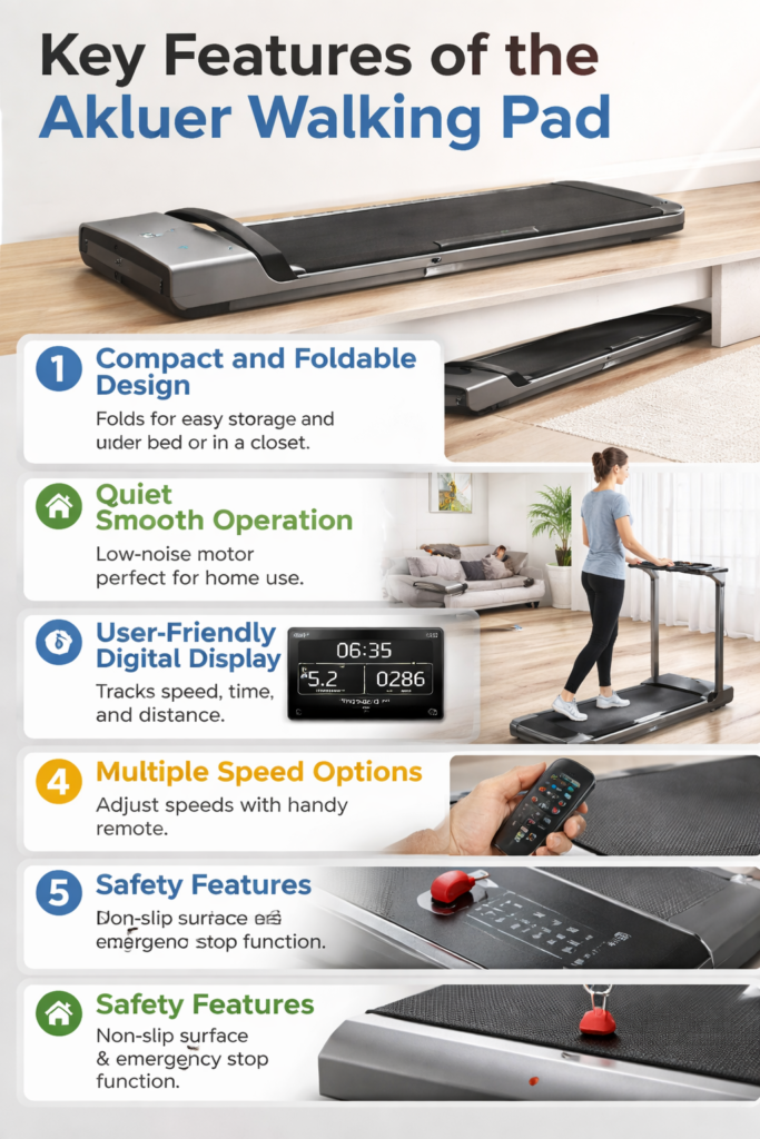 Key Features of the Akluer Walking Pad