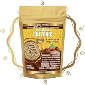 Medicinal Foods Chi Tonic for Energy and Vitality, Pure Chinese Herbs, No Fillers, Mix in Smoothies and Tea, Pre-Workout Superfoods Powder, Vegan, All Natural, Non-GMO, Sugar Free, Gluten Free