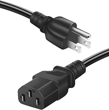 Treadmills Power Cord for Sperax Elseluck UREVO Yagud Superun Treadmill Universal 3 Prong Power Cable Replacement 6 Ft