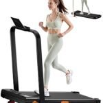CURSOR FITNESS 15% Walking Pad Treadmill with Incline 0.6-6.2MPH Foldable Quiet Walking Pad for Home Small 2.5HP Under Desk Compact Treadmill with 300LBS Capacity