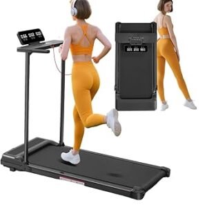 Walking Pad with Handle Bar and Incline, 3.0HP Under Desk Treadmill for Home Small Space, 0.6-7.6MPH Portable Walking Pad Treadmill with Handles, 350LBS, 2026 Upgrade