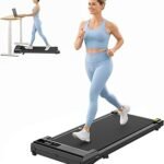 STRIDEMAX Quiet Folding Treadmill with Manual Incline, 2.5HP Under Desk Walking Pad, Basic LED Display, Shock Absorption, Space-Saving Fitness Equipment for Small Apartments - Joystride Series