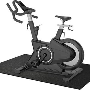 Fitvids Treadmill Mat 1/4" Thick Non-Slip Gym Mats Floor Protection Pad Compatible for Treadmills,Elliptical,Exercise Bikes,Stationary Cycles and Accessories