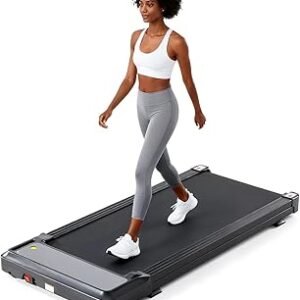OLIXIS Walking Pad Treadmill for Home, Under Desk Treadmill for Small Space, Portable Design for Home Office Workouts, LED Display with Remote Control, Low Noise