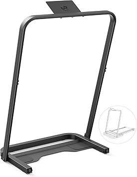 UREVO Walking Pad Handle Bar Only, Universal Compatible for Walking Pads 23.6'' Wide, Transform WalkingPad Into a Treadmill in Seconds, Easy Moving with Wheels, Quick Assembly, Sturdy Design