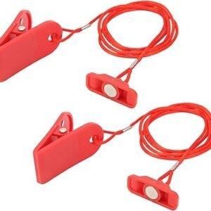 2PCS Treadmill Magnet Safety Key, Treadmill Key Replacement, Treadmill Safety Key Replacement
