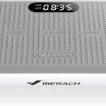 MERACH Vibration Plate Exercise Machine, Vibration Plate 440 Lbs Capacity, Bluetooth and Silicone Pedal, Stimulate Deep Fat, Vibration Plate for Lymphatic Drainage, Vibrating for Weight Loss