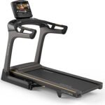 Matrix Fitness TF30 Treadmill with XIR | 16" Touchscreen (WiFi+BT+HDMI) | Club-Quality Folding Treadmill for Running, 5K & Marathon | Heavy-Duty Frame, Extra-Thick 20"x55" Deck, Industrial Cushioning