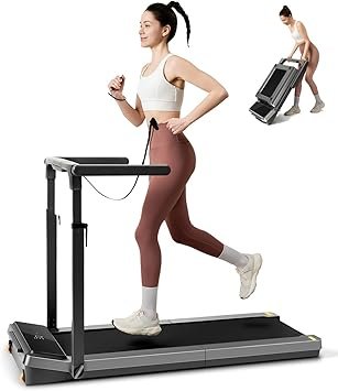 WALKINGPAD Folding Treadmill, 2 in 1 Walking Pad Under Desk Treadmill for Home and Office, Compact Foldable Design with App Control and LED Display
