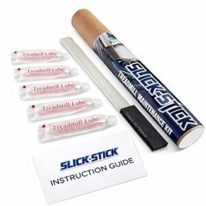 Slick-Stick Treadmill Maintenance Kit – 100% Silicone Treadmill Lubricant for Belt | 15” Applicator Wand, Treadmill Lubricant Kit, Treadmill Oil Belt Lube System, Treadmill Care Kit with Instructions