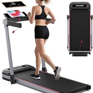 Folding Electric Treadmill with Handle Folding Treadmills - Foldable Running Treadmill LCD Screen - 6.2mp/h corredora electrica Walden Sports