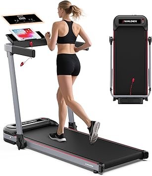 Folding Electric Treadmill with Handle Folding Treadmills - Foldable Running Treadmill LCD Screen - 6.2mp/h corredora electrica Walden Sports