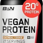 Bare Performance Nutrition, Vegan Protein, Plant Based Protein, Pea Protein, Watermelon Protein and Pumpkin Protein, Naturally Sweetened and Flavored, 27 Servings, Oatmeal Cookie