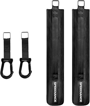 Speediance Extender Belt Attachments, Black, Machine Accessories for Speediance Gym Monster Home Gym, Extender Belt Extension Straps for Cable Attachments Pulley Machines, Pull-ups, Triceps, Rows