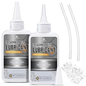 DecorRom Silicone Treadmill Lubricant - 7oz Treadmill Lube with Application Tubes, 100% Silicone Oil for Most Treadmill Lubrication - High Temperature Resistant, Non-Toxic Odorless Treadmill Oil