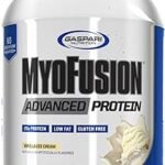 Gaspari Nutrition Myofusion Advanced Protein, Protein Blend with Whey Protein, Casein Protein and Isolate Protein, Low Fat and Gluten Free (2lbs, Vanilla Ice Cream)