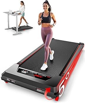 Walking Pad with Incline,XBD Under Desk Treadmill for Home Small Office,2.5HP Low Noise Portable Treadmill with 330 Lbs Capacity,Remote Control and LED Display