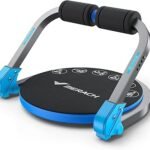 MERACH Ab Machine, Sit Up Exercise Equipment with 3 Adjustable Resistance Levels, Automatic Rebound Ab Crunch Machine for Core Workout, Ab Workout Equipment for Stomach