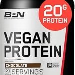 BARE PERFORMANCE NUTRITION Vegan Protein, Plant Based Protein, Pea Protein, Watermelon Protein and Pumpkin Protein, Naturally Sweetened and Flavored (27 Servings, Chocolate)