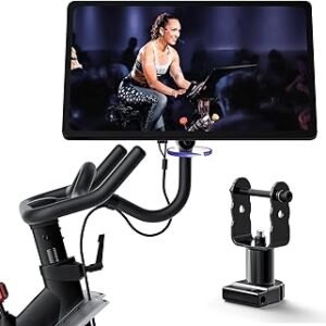 COOLWUFAN 360 Degree Screen Swivel Mount for Peloton Bike, Upgraded Swivel for Peloton, Accessory to Turn for Peloton Bike Screens, Accessories for Peloton(Not Compatible with Bike+)