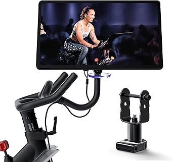 COOLWUFAN 360 Degree Screen Swivel Mount for Peloton Bike, Upgraded Swivel for Peloton, Accessory to Turn for Peloton Bike Screens, Accessories for Peloton(Not Compatible with Bike+)