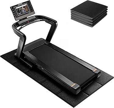 Treadmill Mat – 79" x 39", Non-Slip Walking Pad Mat for Carpet Floors & Hardwood, Shock Absorbing Exercise Mat & Under Treadmill Mat for Floor Protection in Home Gym