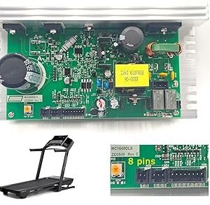 MC1648DLS 386763 Treadmill Control Board 110V Motherboard 8 Pins 50w Treadmill Motor Controller Fit for FreeMotion Nordic-Track Proform, Replace ZC0549 391855