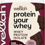 Wellah Protein Your Whey (30 Servings, Dark Chocolate) - Whey Protein Isolate Protein
