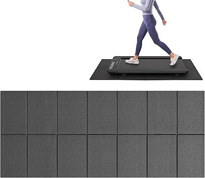 Walking Pad Treadmill Mat for Carpet Floors,55x24 Hardwood Floor Protection, Mats for Under Walking pad/Treadmill/Bike/Exercise Equipment on Carpets, Noise Shock Absorption, Stationary