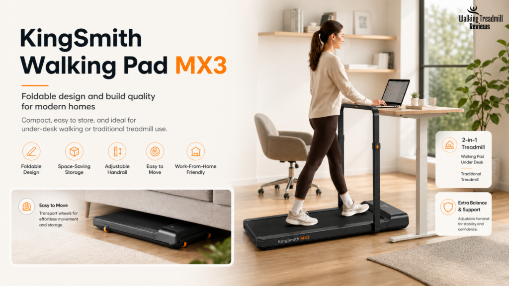 KingSmith MX3 Walking Pad Treadmill reviews