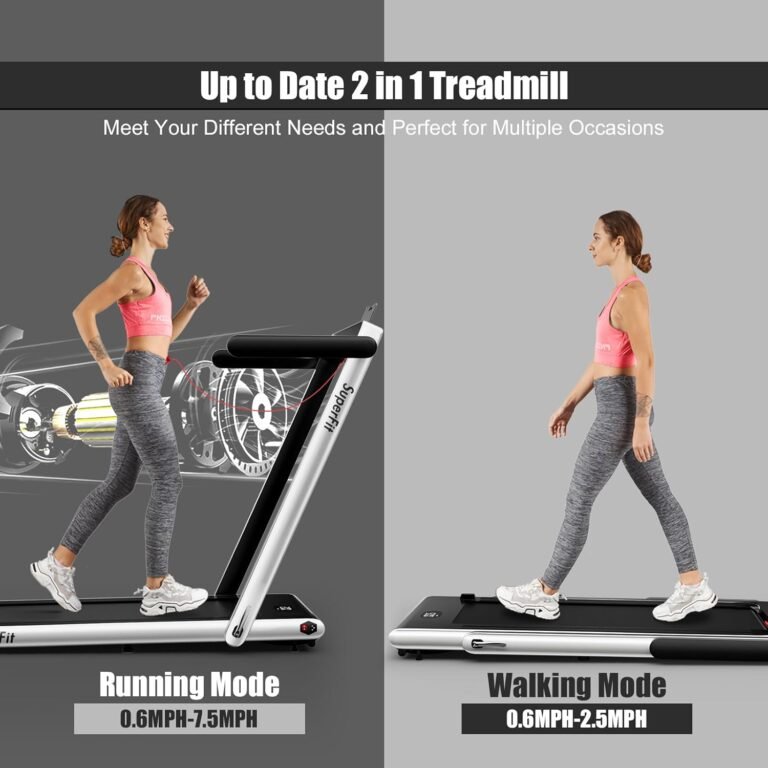 Quiet Walking Pad/Goplus 2 in 1 Folding Treadmill