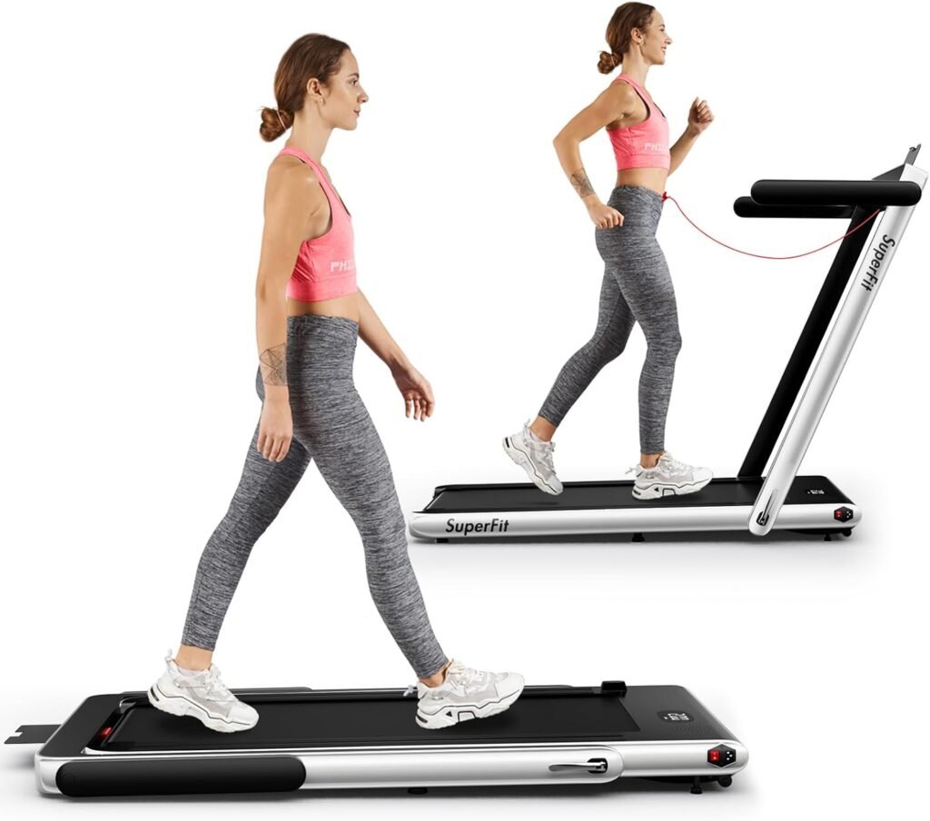 Quiet Walking Pad/Goplus 2 in 1 Folding Treadmill