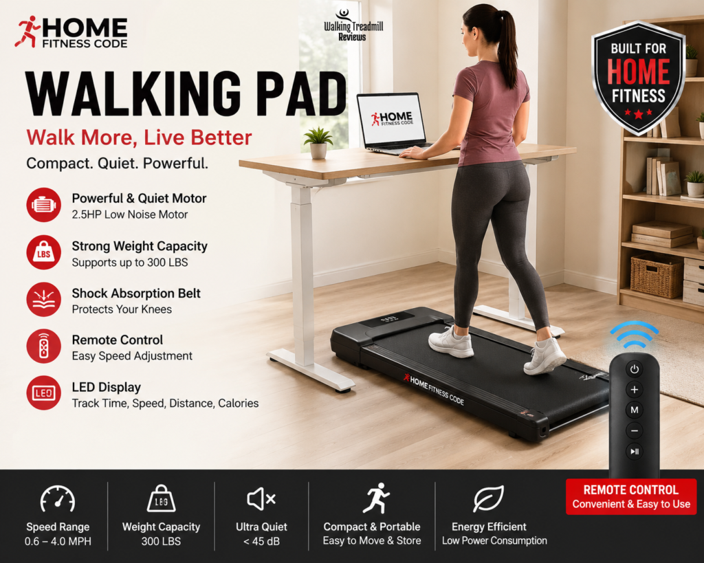 Home Fitness Code Walking Pad reviews