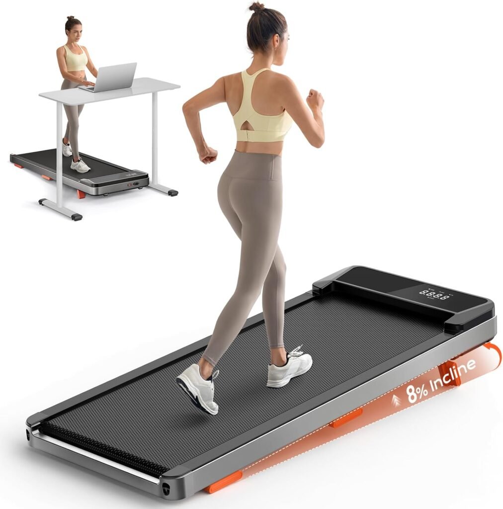 Quiet Walking Pad/TREAFLOW Walking Pad with Incline